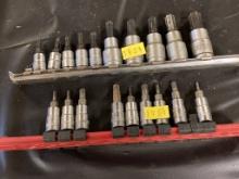 (2) Husky 3/8" Drive Hex Key Socket Sets