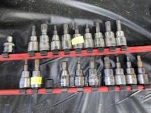 (2) Husky Hex Key Socket Sets