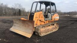 2006 Case 650K dozer, open ROPS, good UC, 2700 hrs