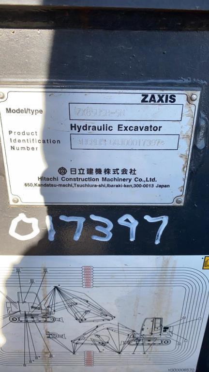 "ABSOLUTE" Hitachi ZX85USB-5N Mini Excavator