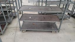 22"x59"x6' Rolling 4-Shelf Cart