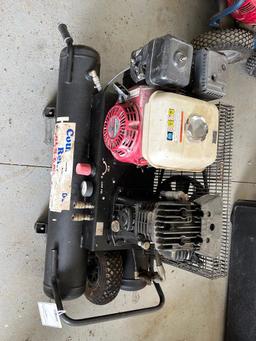 Hitachi 9 Cu ft Air Compressor Powered by Honda Engine
