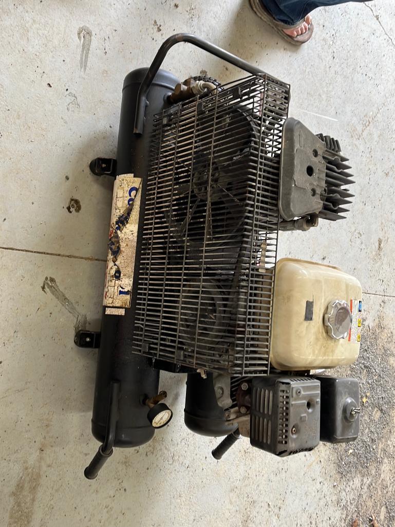 Hitachi 9 Cu ft Air Compressor Powered by Honda Engine
