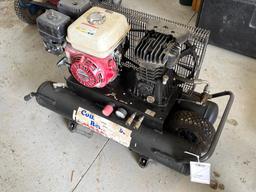 Hitachi 9 Cu ft Air Compressor Powered by Honda Engine