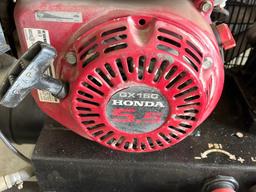 Hitachi 9 Cu ft Air Compressor Powered by Honda Engine