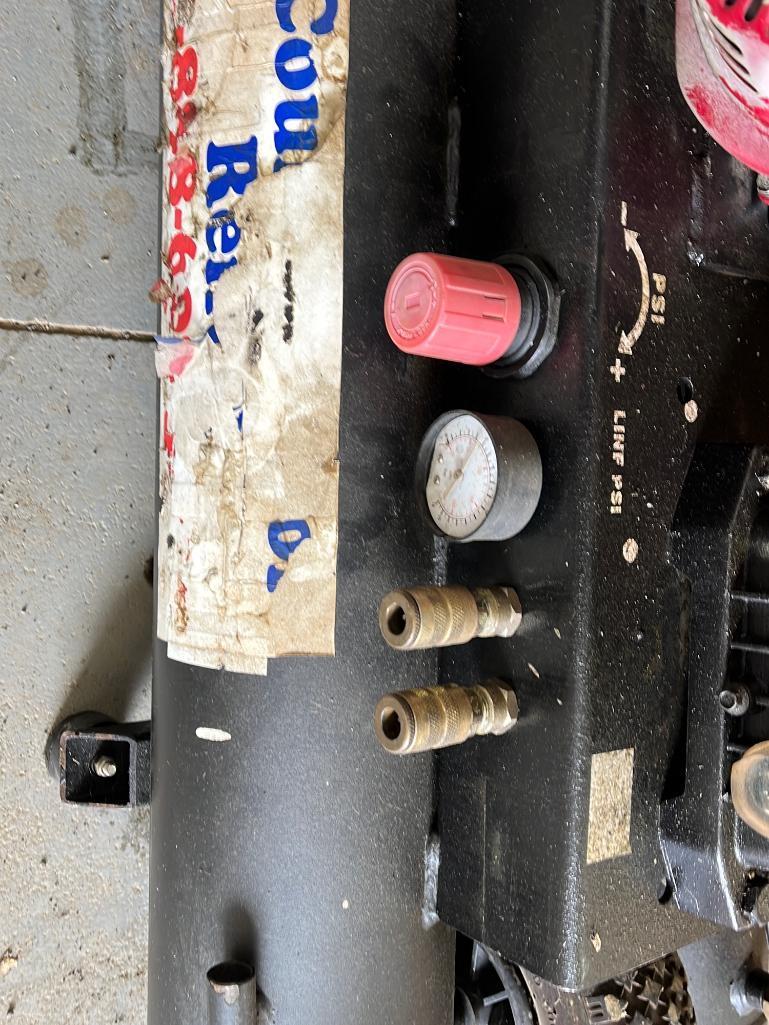 Hitachi 9 Cu ft Air Compressor Powered by Honda Engine