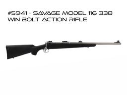 Savage Model 116 338 Win Bolt Action Rifle