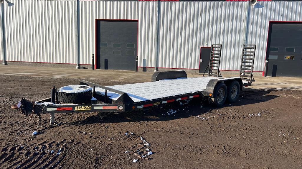 "ABSOLUTE" 2006 Belmont 20? 6 Ton Skid Loader Trailer