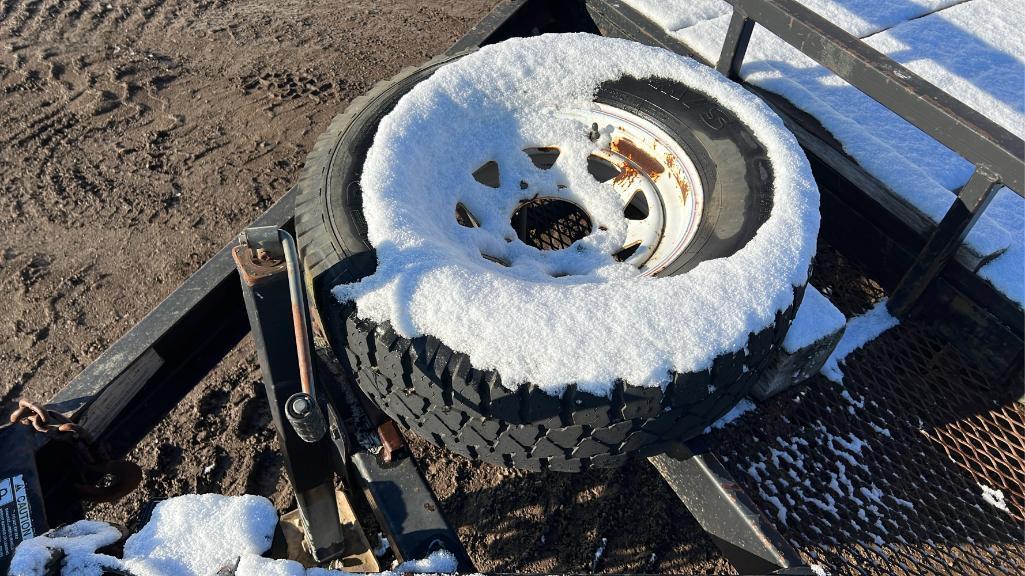 "ABSOLUTE" 2006 Belmont 20? 6 Ton Skid Loader Trailer