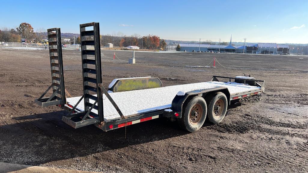 "ABSOLUTE" 2006 Belmont 20? 6 Ton Skid Loader Trailer