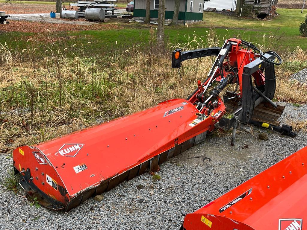 7' Kuhn RSM 210 Offset Flail Mower