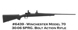 Winchester Model 70 30-06 SPRG. Bolt Action Rifle