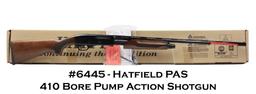 Hatfield PAS 410 Bore Pump Action Shotgun