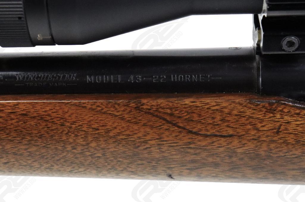 Winchester Model 43 22 Hornet Bolt Action Rifle