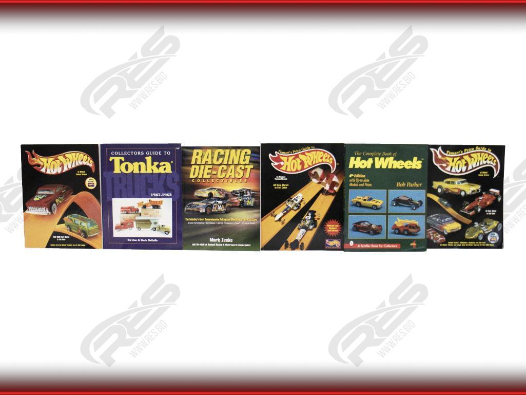 "ABSOLUTE" (6) Assorted Hot Wheels, Tonka, & Die Cast Toys Collector's Books