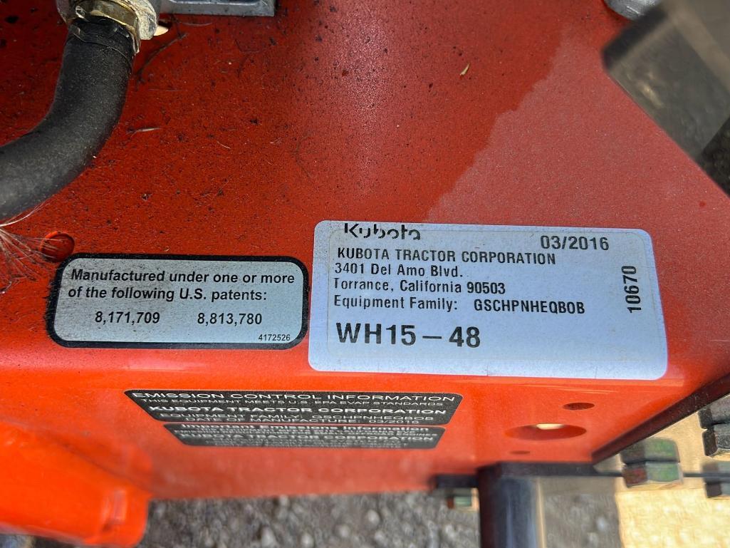 Kubota WH15-48 Walk Behind Lawn Mower