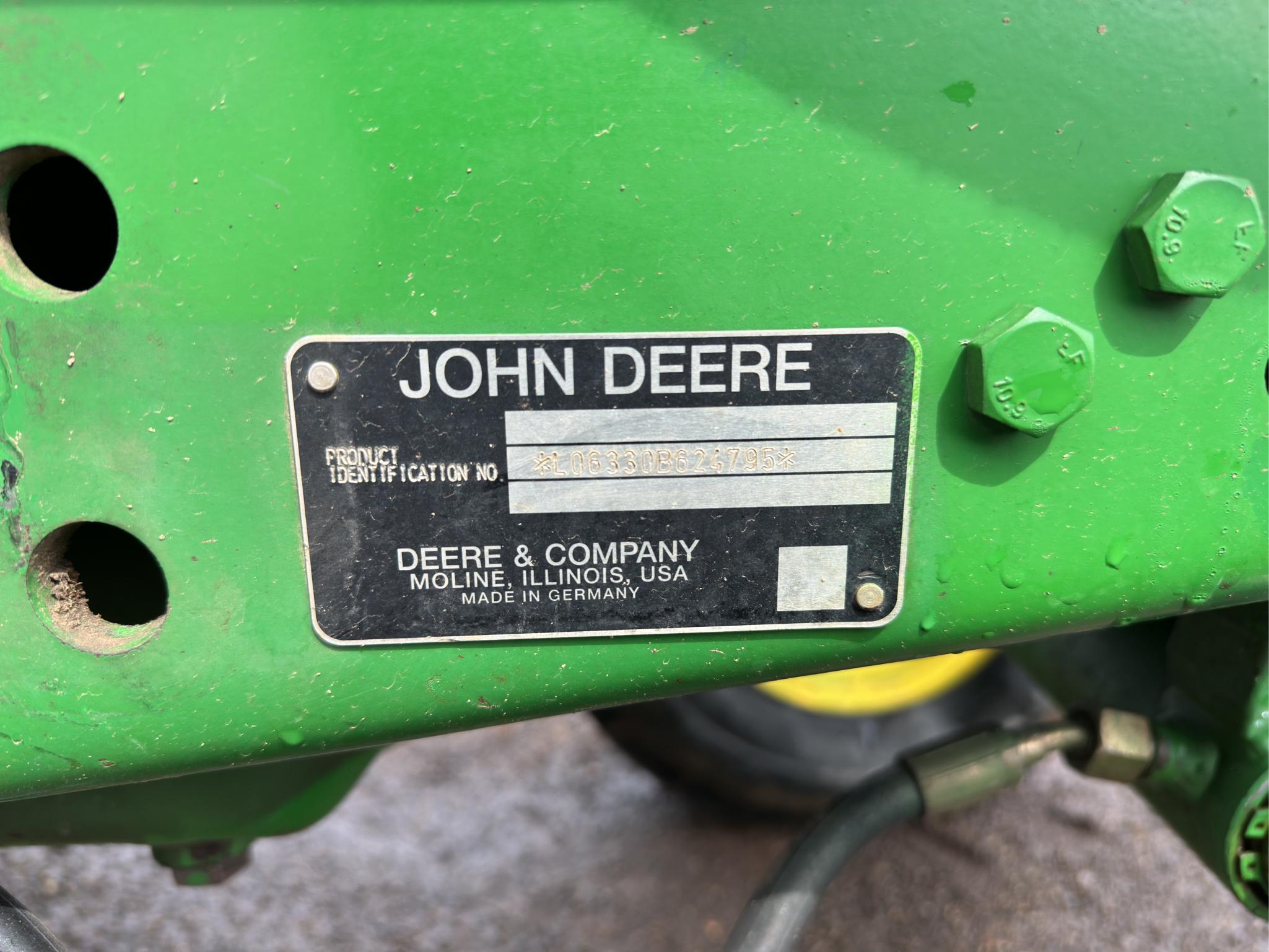 2009 John Deere 6330 2WD Tractor