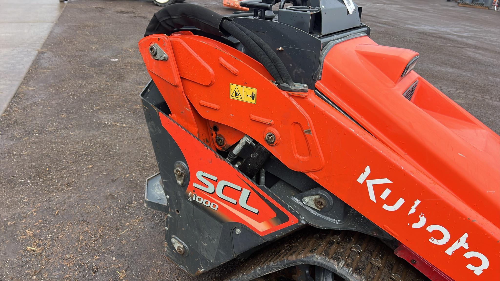 2021 Kubota SCL1000 Stand-On Skid Loader