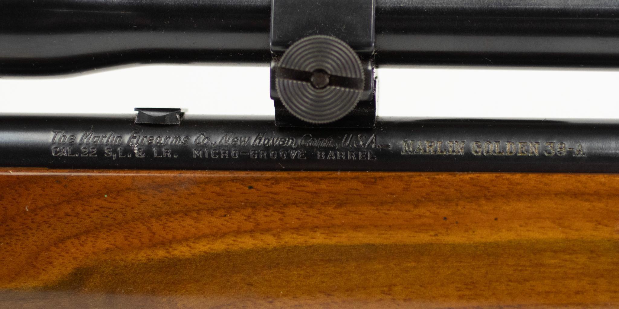 Marlin Golden 39A 22 S/L/Lr Lever Action Rifle