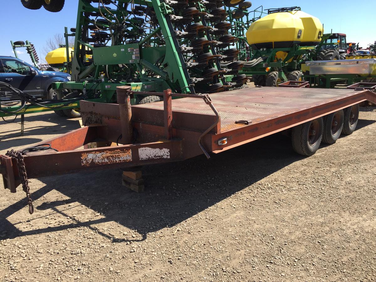 Schuster Triple Axle 15' Flatbed Trailer