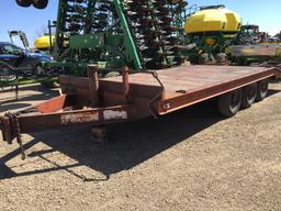 Schuster Triple Axle 15' Flatbed Trailer