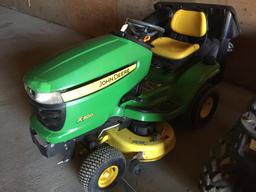 John Deere 300 Hydro with 42" Deck & Bagger