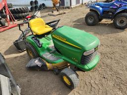 JD #LT 150 Mower w/Bagger