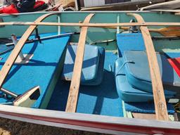 Lund 14' Alum. Boat w/25 HP. Elec. Start