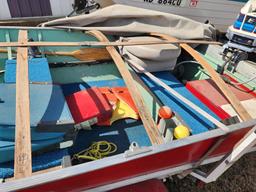Lund 14' Alum. Boat w/25 HP. Elec. Start