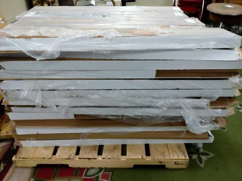 12 UNOPENED BOXES OF GARDENVIEW WALNUT LAMENENT