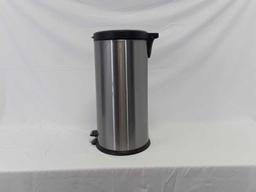 Stainless Steel Trash Can with Foot Pedal