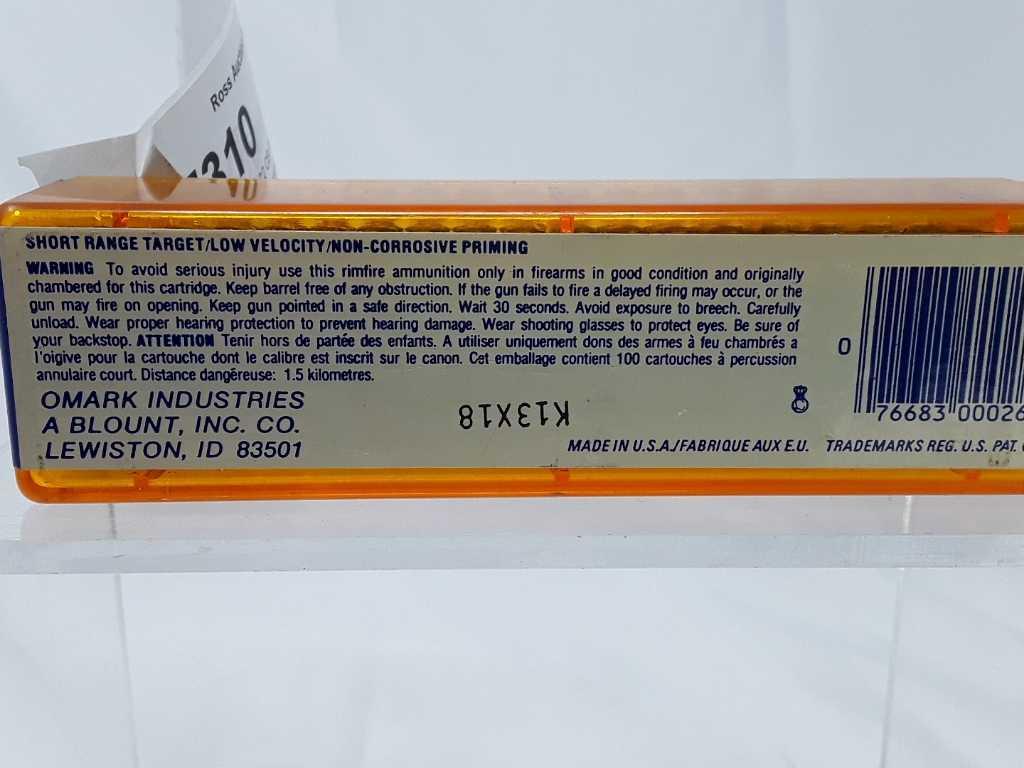 1 Plastic Case of CCI 22 CB Ammo