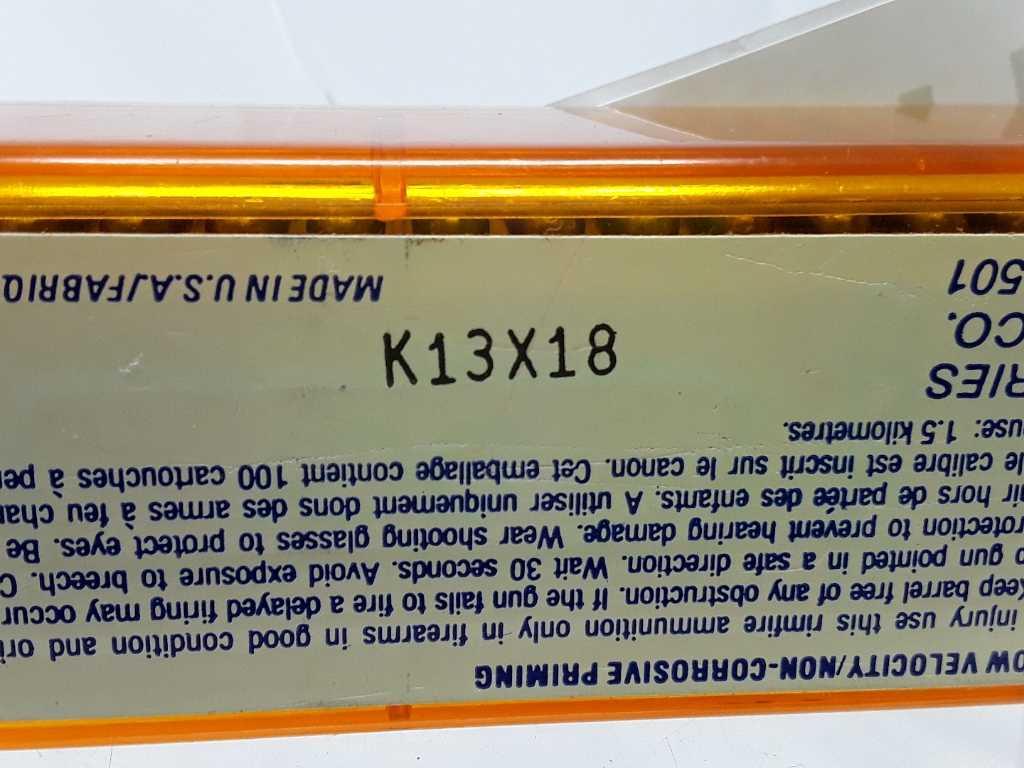 1 Plastic Case of CCI 22 CB Ammo