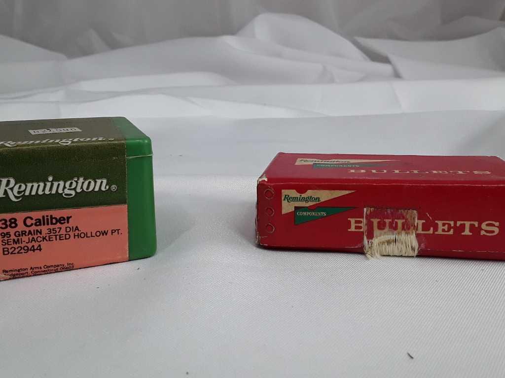 2 Boxes of Remington 38 Caliber Bullets.