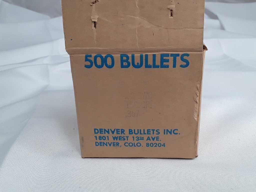 1 Box of Denver Bullets .38 Cal. Bullets.