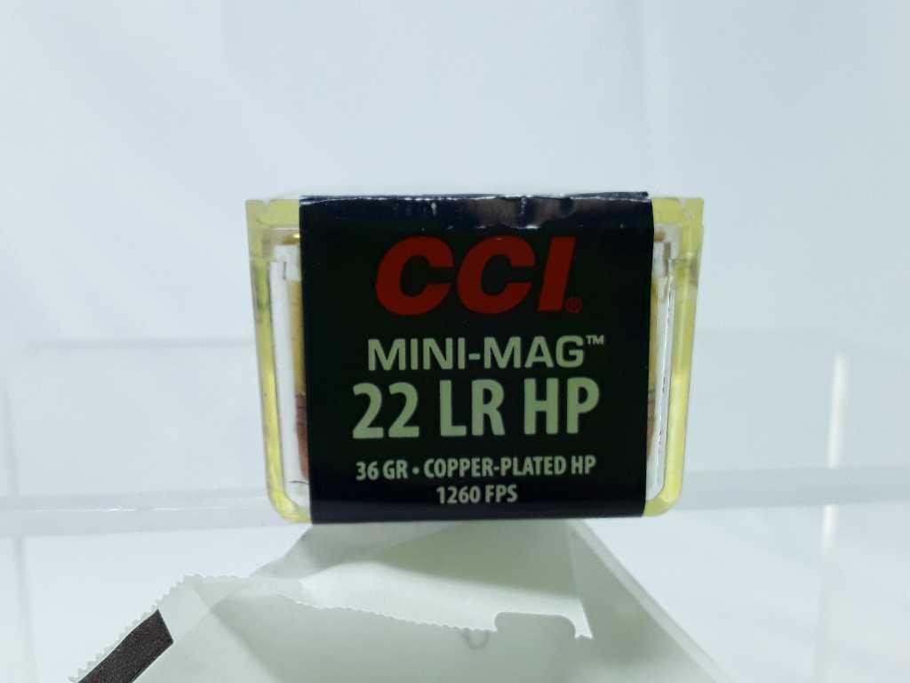 1 Box CCI 22 Long Rifle  Hollow Point Ammo.
