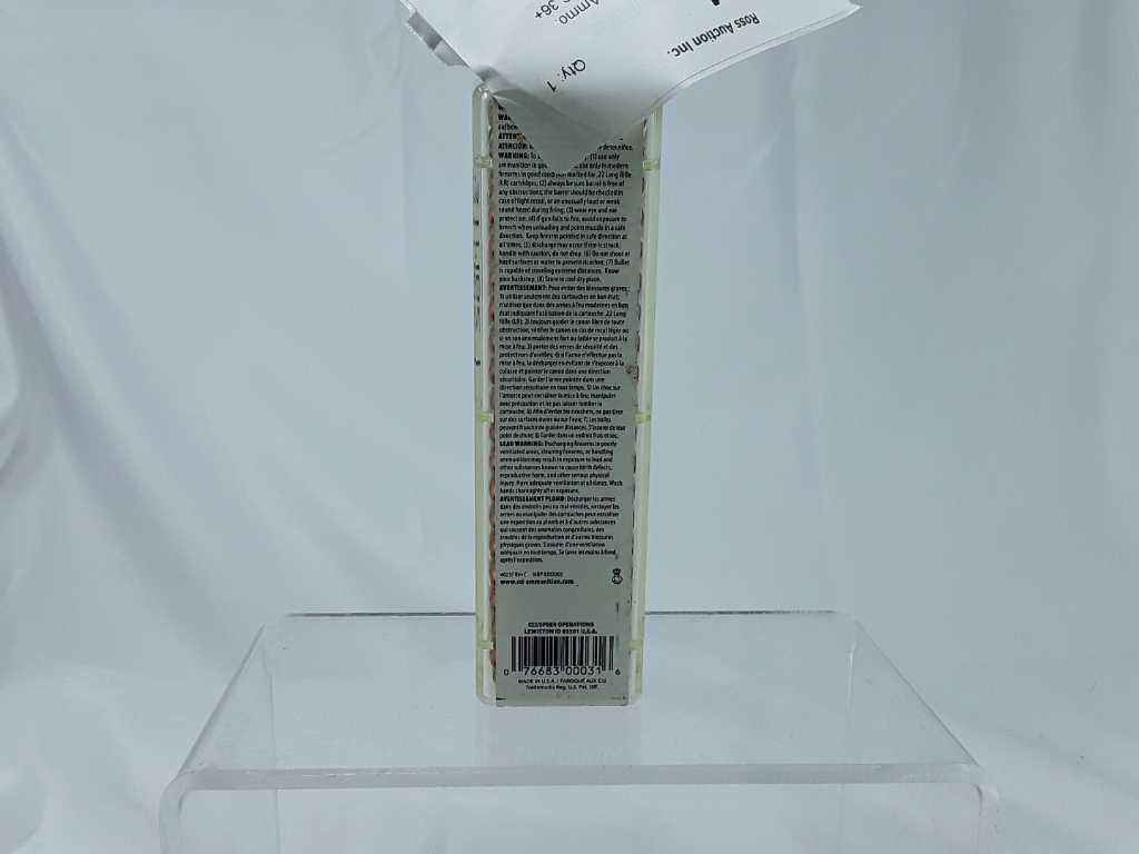 1 Box CCI 22 Long Rifle  Hollow Point Ammo.