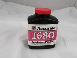 1 Container of Accurate 1680 Smokeless Powder.