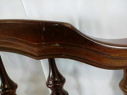 Spindle Wood Headboard w/ Metal Rails