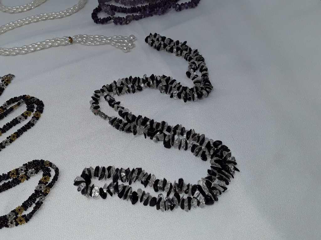 Beaded Necklace Strands Qty6
