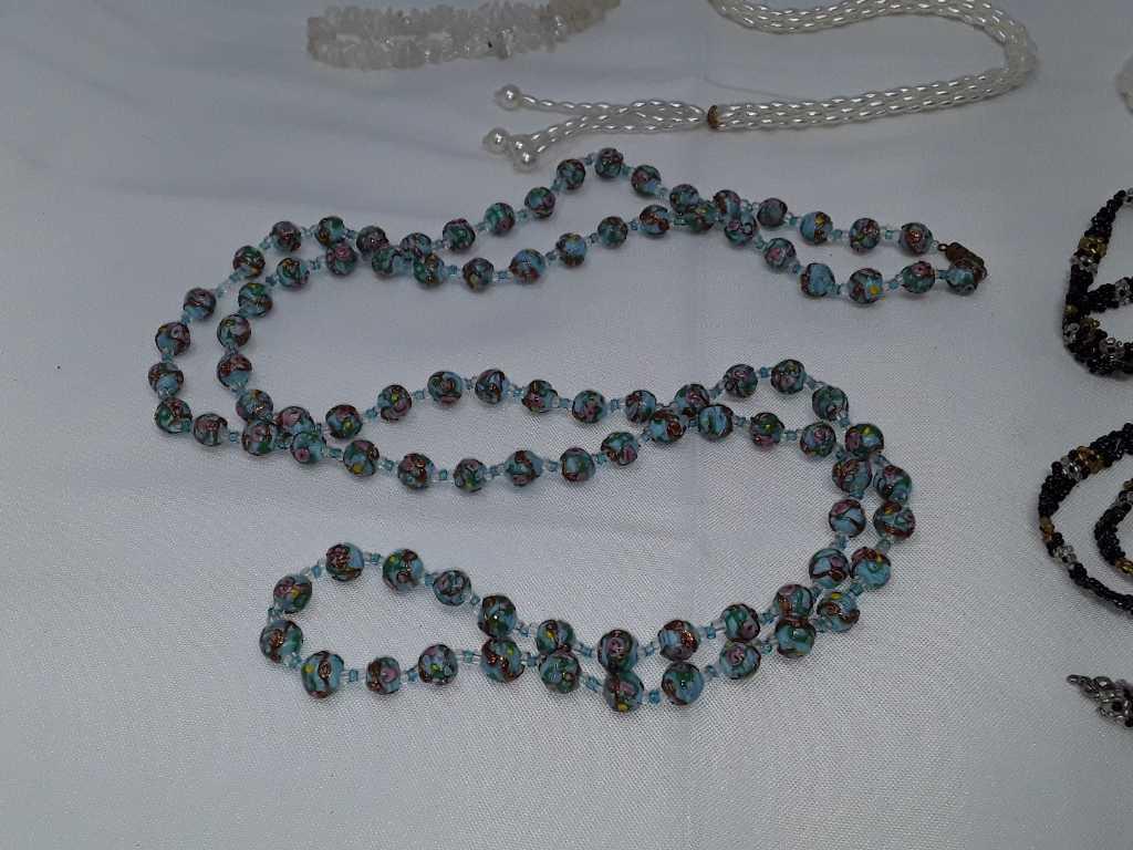 Beaded Necklace Strands Qty6