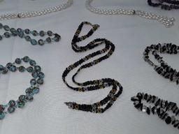 Beaded Necklace Strands Qty6