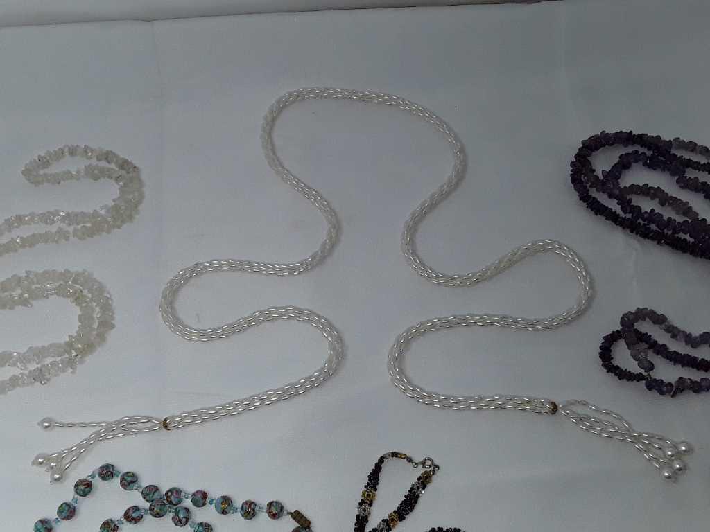 Beaded Necklace Strands Qty6