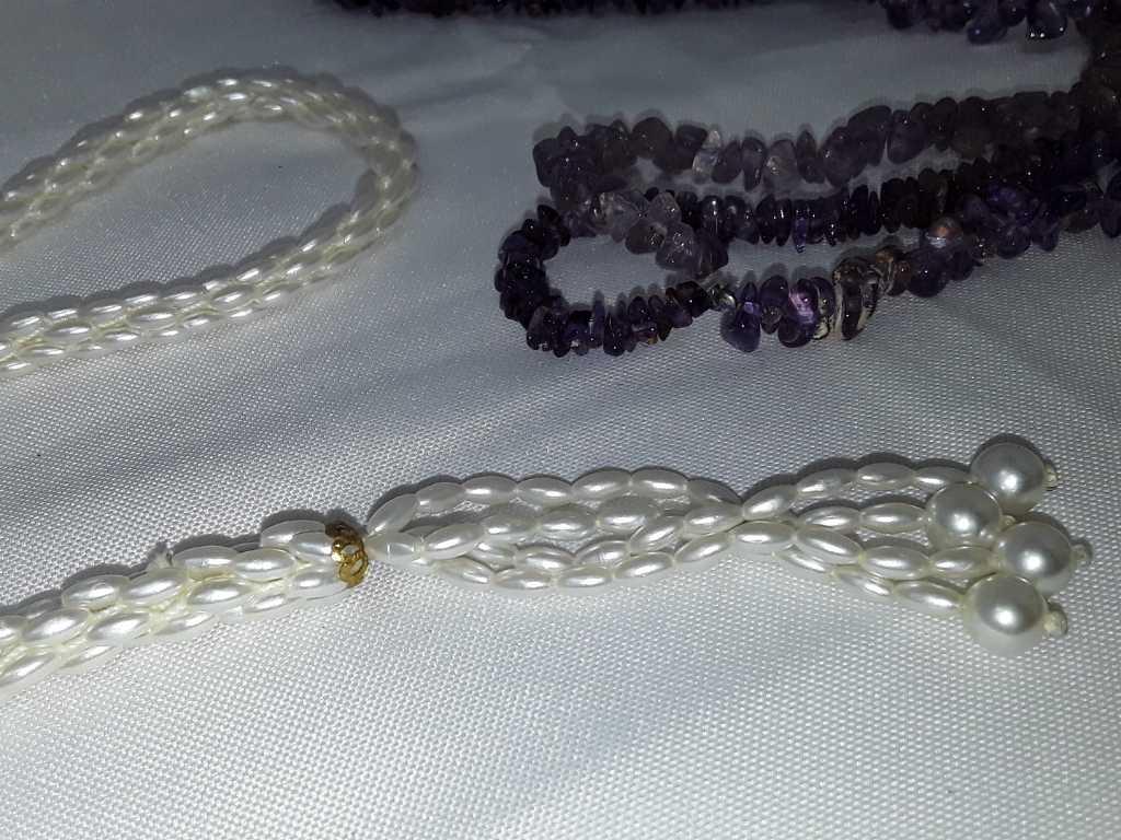 Beaded Necklace Strands Qty6