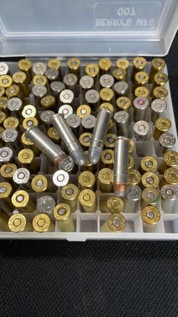 1 BOX OF MIXED 38 SPECIAL AMMO.