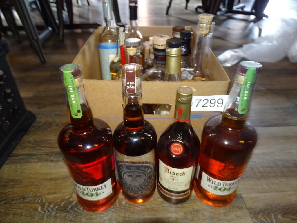 MISC. COLLECTOR BOTTLES OF LIQUOR.
