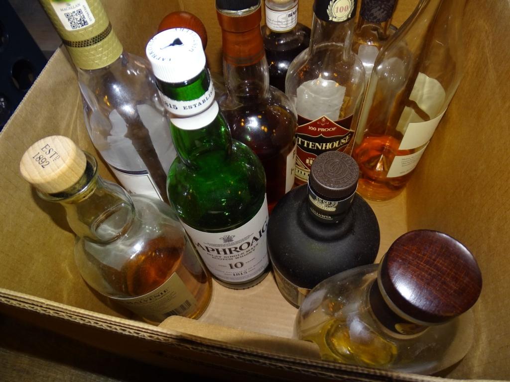 MISC. COLLECTOR BOTTLES OF LIQUOR.