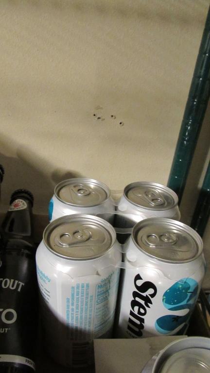 17) CANS & BOTTLE OF MISC BEERS.