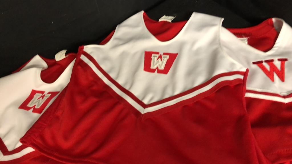 3) WILDCATS CHEER UNIFORMS