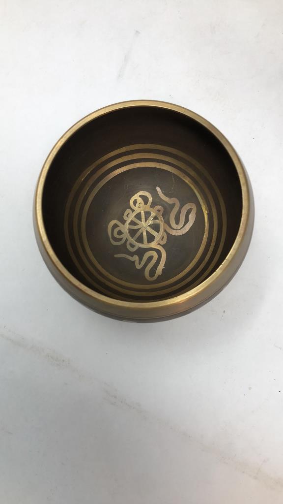 TIBETAN SONG BOWLS AND GERMAN ZINN BECKER PLATE